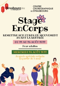 Stage EnCorps 22 au 26 août 2022