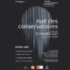 Affiche Nuit des Conservatoires 2023