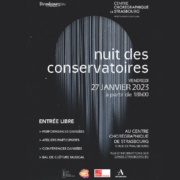 Affiche Nuit des Conservatoires 2023