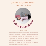 Atelier découverte Feldenkrais Mamaë 22 juin 2023